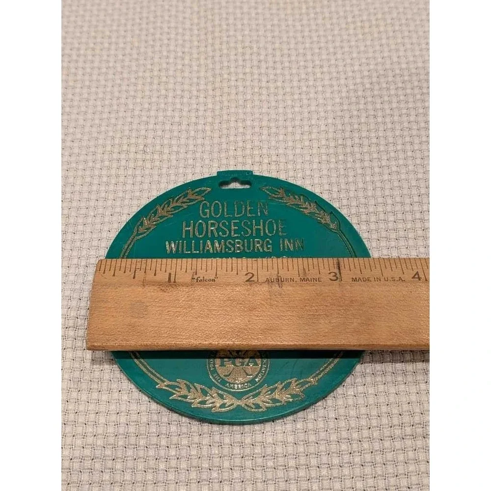 Golden Horseshoe Inn Williamsburg VA Del Snyder PGA‎ Golf Bag Tag
